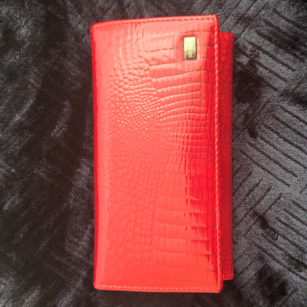 Red wallet, NEW, never used